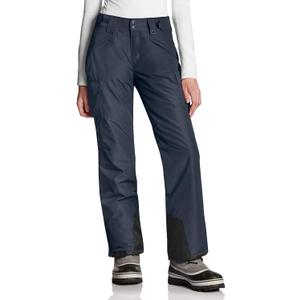 TSLA Women's Winter Snow Pants, Waterproof Insulated Ski Pants, Ripstop Snowboard Bottoms, Basic Snow Pants Dim Charcoal, Small
