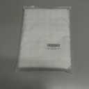 ZJDECOR Buffalo Plaid Kitchen Curtains 24 Inches Length,White Crinkled Not-See-Through Sheer Tier Cafe Curtains,Farmhouse Window Treatment for Living Room Kitchen,Rod Pocket,26" Wx24 L(Pack of 2)