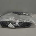 RAINSMORE Tote Bag for Women with Cup Holder, Puffer Work Bag, 15.6 inch Quilted Laptop Handbag for Work, Travel, Teacher, Black