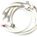 8 FT Countertop Dishwasher Fill and Drain Hose Kit with faucet adapter for all major brands (8)