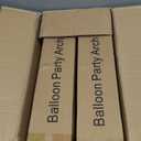 2 Pack Arch Backdrop Stand (7.2FT/6FT), Balloon Arch Stand, Metal Background Arch Stand, Backdrop Arch Frame, Wedding Arch for Backdrop (Gold)