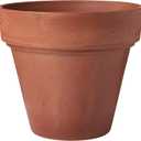 PSW OT35TC Traditional Pot, 14 by 13-Inch, Plastic/Stone/Wood Composite Plant Traditional Pot No Drainage Hole (Drillable), Indoor/Outdoor Planter, Terra Cotta Color, 14x13