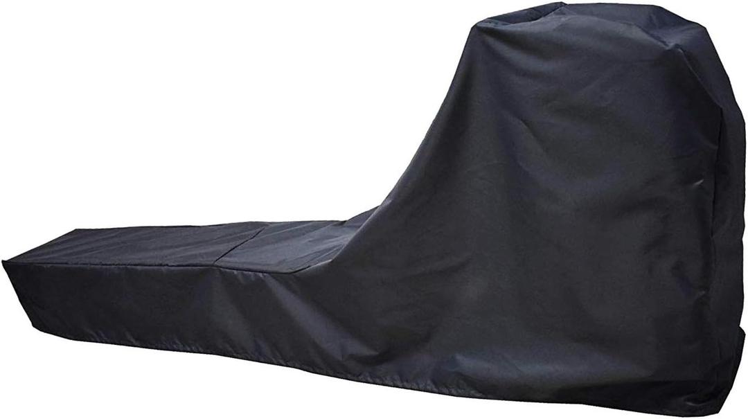 Mini Lustrous Rowing Machine Cover, Fitness Equipment Covers Protective Cover Dustproof Water-Resistant Stationary Fitness Fabric for Indoor Or Outdoor Use, Black