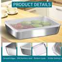 GIUOIDUO Stainless Steel Lunch Box 6-Pack,Stackable Snack Storage Boxes, Lid Food Container, Reusable Food Storage Container for Travel and Work, Dishwasher Safe, Freezer Safe