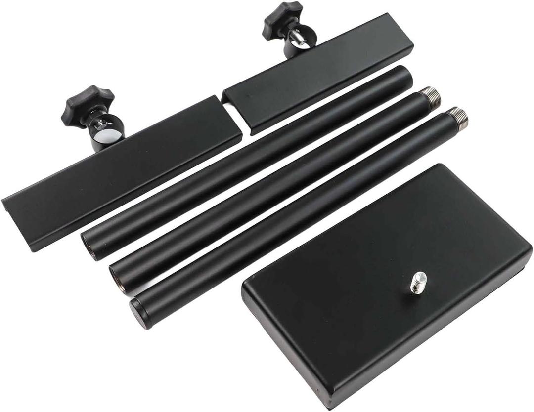 Picture Frame Stand Adjustable Metal for Versatile Display,Sturdy Tabletop Easel with Anti-Slip Padding Up to 29.5 Inches Height