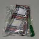 FUTEI Christmas White Plaid Throw Pillow Covers 18x18 Inch Set of 2 Buffalo Check Holiday Decorative Cushion Case Farmhouse Home Decor for Couch Bed Living Room