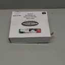 Novelty Lights Multi Hanging Ceramic Christmas String Lights - Retro Fit Traditional C9 Indoor/Outdoor Light Set w/ 25 Mini Bulbs for Roof Lines, Patios & More (Black Wire, 25' Long)