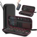 HEATFUN Carrying Case Compatible with Nintendo Switch 2  Waterproof & Shockproof Travel Storage Bag with 12 Game Card Slots, Screen Protectors & Thumb Grip Caps2025 Must-Have Accessory Kit