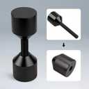 2 Pcs Aluminium Two Hole Pins Set - 1-1/8'' Diameter Alignment Pin Black