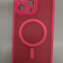 TOCOL for iPhone 16 Pro Max Phone Case Compatible with Magsafe Full Camera Protection Drop Protection Magnetic Translucent Matte Back Bumper Phone Case for 16 Pro Max 6.9-Inch (Hot Pink)