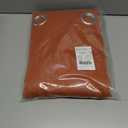 NICETOWN 2 Panels Outdoor Curtains Waterproof, Thermal Insulated Rustproof Grommet Blackout Indoor Outdoor Curtains Window Treatments for Cabana/Cottage, Mecca Red, W52 by L72