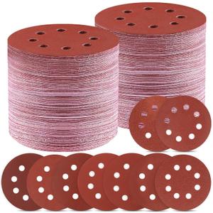 150 PCS 5 Inch Sanding Discs, Premium Orbital Sander Pads in 9 Different Grits - 40 80 120 180 240 320 400 600 800 Grit Hook and Loop Sandpaper for Random Orbital Sander