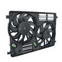 Radiator Cooling Fans Assembly Replacement for Lincoln MKC 2015-2016 Replacement for Ford Escape 2017-2019 FO3115215 621574 EJ7Z8C607H