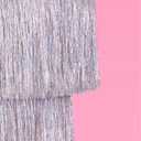 xo, Fetti Fringe Tinsel Chandelier - Iridescent Silver Foil, 16" | Bachelorette Party Decorations, Birthday Photo Booth Supplies, New Years Eve Decor, HBD