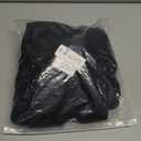 Islamic Burkini Swimsuits for Women Muslim Modest Swimwear Swim Dress Top + Pants + Hijab Beachwear (Large, Black Solid)