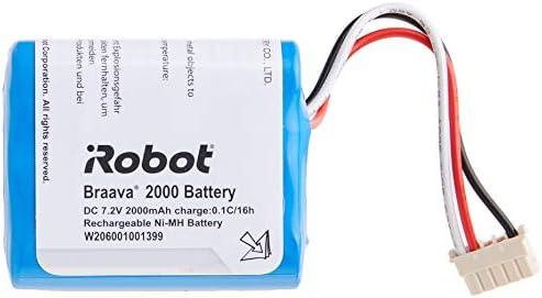 iRobot Braava Authentic Replacement Parts - 2000 mAh NiMH Battery for Braava® 380t and Mint 5200