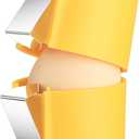 Egg shell opener, Eggshell opener, Egg Clip for Raw Eggs, Egg Peeler for Hard-boiled eggs, Home kitchen Gadgets to Quickly Cut Eggshells (Yellow)