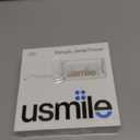 usmile C10 Portable Water Flosser  Travel-Friendly, 95-Day Battery, 4 Modes, 360 Nozzle, 180ml Tank, IPX7 Waterproof, Dentist-Recommended for Braces, Implants & Sensitive Gums (White)