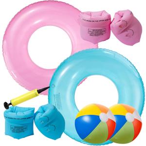 Pool Swim Tubes Rings, Inflatable Pool Floats, Swim Tube Raft