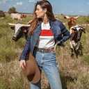 SANSTHS Cowboy Belt Western Belts for Men Women, Western Leather Belt Cowboy Cowgirl Belt Embossed Leather Belt for Jeans (for 28"-32" Waist, Silvery Bull/ Brown Belt)