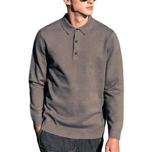 2 x Men's Polo Sweater Fashion Collar Casual Sweater XL
