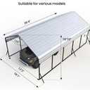 Garvee Heavy Duty Carport 13x26 Oversized Metal Shelter Galvanized Steel