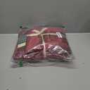 PAVILIA Soft Fleece Burgundy Dark Red Throw Blanket for Couch, Lightweight Plush Warm Blankets for Bed, Fuzzy Cozy Flannel Blanket Throw for Sofa, Travel, Jacquard Pattern, Wine Red, 50x60 inch