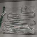 Upgrade Azeroth Pants Hangers 4 Pack Space Saving S-Type Stainless Steel Clothes Pants Hangers,Anti-Slip Design,Clothes Closet Storage Organizer for Pants Jeans Trousers Skirts Scarf