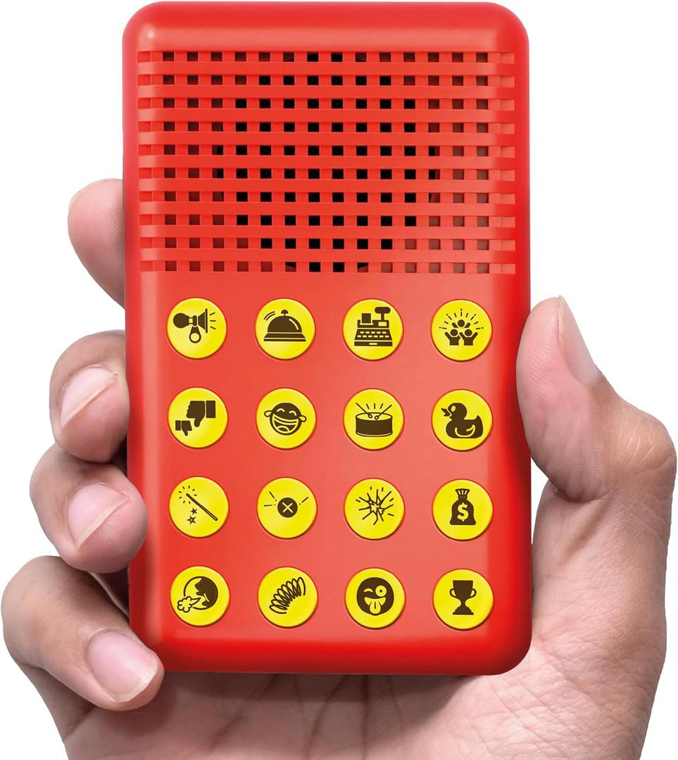 Sound Effects Machine - 16 Hilarious Sounds - Boys Noise Maker Prank Gifts for Kids- 6 7 8 9 10 Year Old Boy Gifts - Fun Boys Toys for Ages 8-13 - Cool Gadgets for Teens Gift - Basket Stuffers