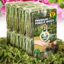 DUSPRO Dried Moss for Potted Plants, Forest Orchid Moss for Potting Mix, Sphagnum Potting Moss for Plants Indoor, Real Moss Soil Cover for Houseplant (2.1 LBS)