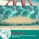 2 Pack Microfiber Beach Towel, Oversized Pool Towel 75x 35, Sand-Free Quick Drying Camping Super Absorbent Bath Blanket, Soft Breathable and Lightweight