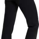 Yogipace Women's Bootcut Yoga Pants with Back Pockets, 27"-37" Inseams (Black, L)