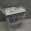 Electric Heated Lunch Box for Men/Women Home 80W Portable Food Warmer with 12V/24V/110V/220V Stainless Steel Leakproof Container for Work Travel Jobsite Camping Christmas White Elephant Gifts (Black & Grey)