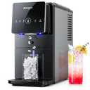 ecozy Nugget Ice Makers Countertop 40lbs Per Day, Touchless Ice Dispenser Nugget Ice Maker Countertop, Chewable Pebble Ice Machine, Self-Dispensing & Self-Cleaning for Home & Office Mistalo Drop Slim, 
Product Dimensions	16.38"D x 6.69"W x 13.46"H
Capacity	1.2 liters