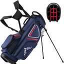 GoHimal 14 Way Golf Stand Bag, Golf Bags for Men with Stand, Top Dividers Ergonomic with 10 Pockets Golf Club Bags