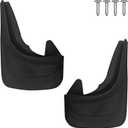 2PCS Mud Flaps Splash Guards, 8.27 x 12.6In Rear Tire Trim for Enhanced Protection, Wheel Mud Flaps Guards Auto for Trucks, Pickup, SUVs, Car Accessories Universal Tire Tailgate (Black)