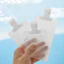 Travel Refillable Lotion Bags Set 15Pcs Empty Squeeze Containers for Shampoo Conditioner Creams Toiletries Skin Care Sample Storage (17pcs 50ml)