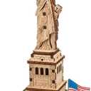 UGEARS 3D Puzzle Statue of Liberty 46 Pcs Wooden Model for Adults and Teens