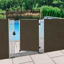 E&K Fence Gate for Inground Pools Safety Privacy Fence Gate 6’ Feet High Door Backyard Driveway Deck Garden Chicken Dog Fence Gate
