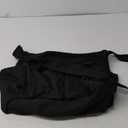 KlaOYer Canvas Messenger Bag Large Hobo Bag Crossbody Shoulder Bag Tote Bag with Pocket for Women and Men (Black)