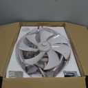 LEDIARY Caged Ceiling Fan with Light and Remote, 20in Small Low Profile Ceiling Fans with Lights, 6 Speed Farmhouse Flush Mount Ceiling Fan for Bedroom, Kitchen, Living Room-White and Gold