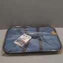 CleverMade Collapsible Laundry Tote - Denim Charcoal 2-Pack 50L - Foldable Storage Organization Container for Clothes Laundry Room Storage Solution