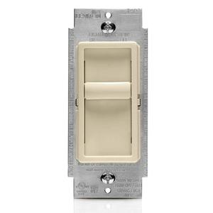 Leviton SureSlide Dimmer Switch for Dimmable LED, Halogen and Incandescent Bulbs, 6672-1LT, Light Almond