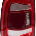 Tail Light Compatible with 2019-2023 RAM 2500 3500 Left Taillamp w/Blind Spot Driver Side Rear Brake Light Assembly 68361721AH CH2800223