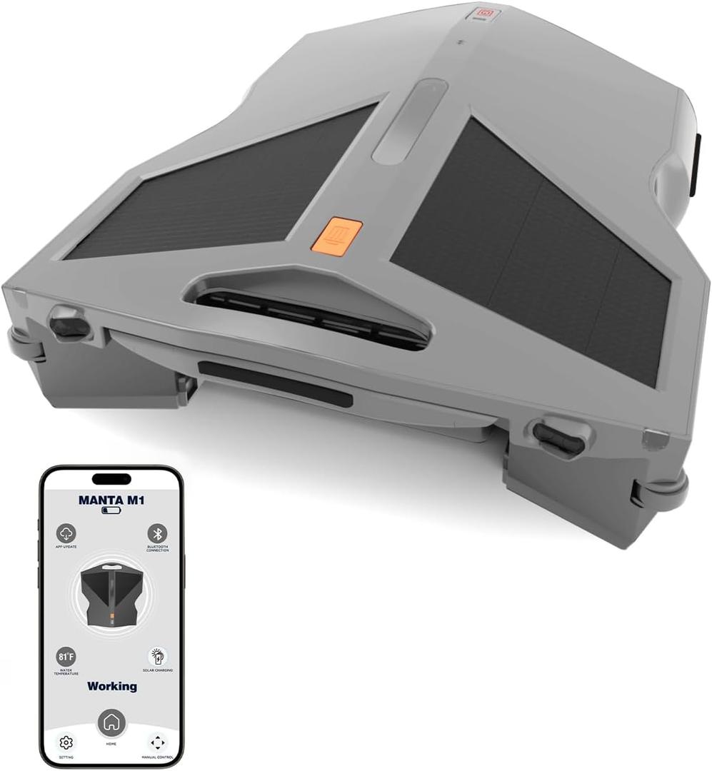 Solar Pool Skimmer Robot, Automatic Surface Cleaning Robot for Pools