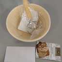 Superbaking Banneton Bread Proofing Basket, Sourdough Bread Baking Supplies, Round 9 Inch Sourdough Starter Kit, Proofing Basket for Baking, Bread Making Supplies Tools, Banneton Basket Gift Set