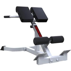 Roman Chair - Adjustable and Foldable Roman Stool, Suitable for Home Gyms, Can Bear 260 Pounds, White