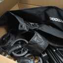 150L Collapsible Wagons Carts Foldable, 420LBS Heavy Duty Folding Beach Cart with Big All-Terrain Wheels, Portable Utility Wagon for Grocery, Shopping, Garden, Sports, Camping, Black