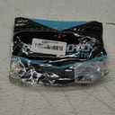 Yamamoto 5.5" Swimming Senko Soft Worm Paddle Tail Fishing Swim Bait Lures - 7 Pack (One Size, Black with Large Blue Flake)