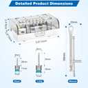 Universal Implant Driver Kit, High Precision Dental Implant Torque Wrench, 16pcs Screwdriver for Dental Implant, Torque Value of 10-70Ncm, Autoclavable Universal Implant Kit